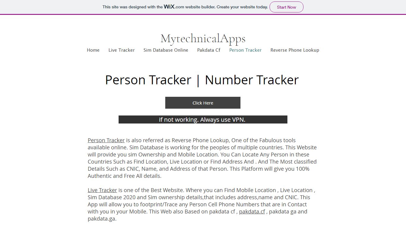 Person Tracker | Livetracker