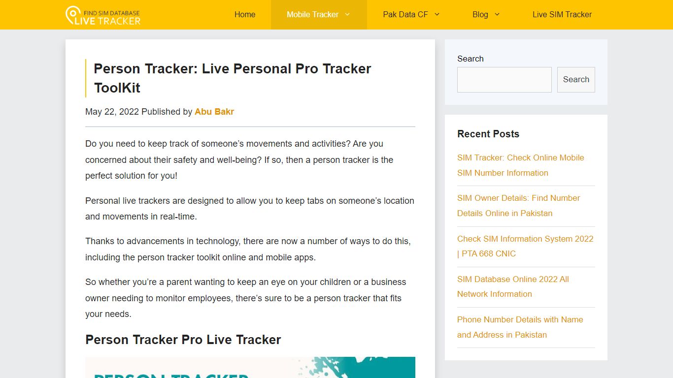 Person Tracker: Live Personal Pro Tracker ToolKit